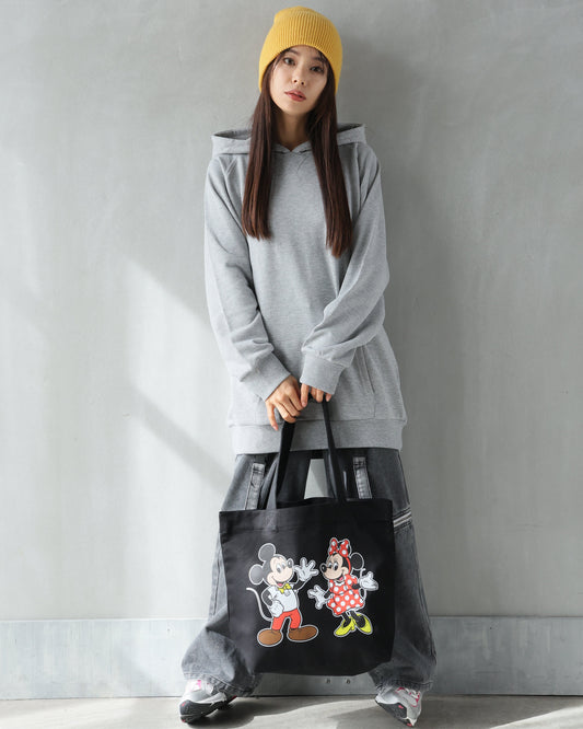 MICKEY&MINNIE CANVAS TOTEBAG_LBD-TTB03