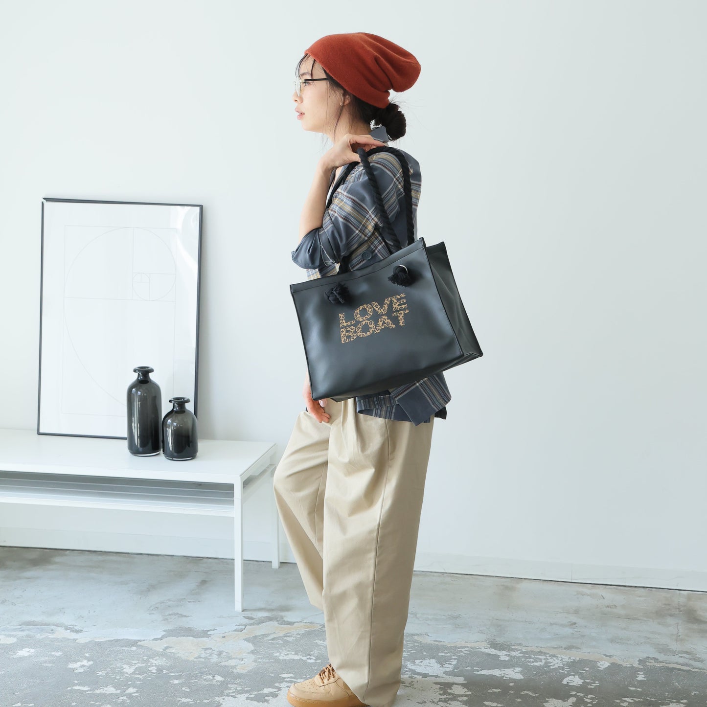 LEATHER TOTE BAG_LB-TTB01