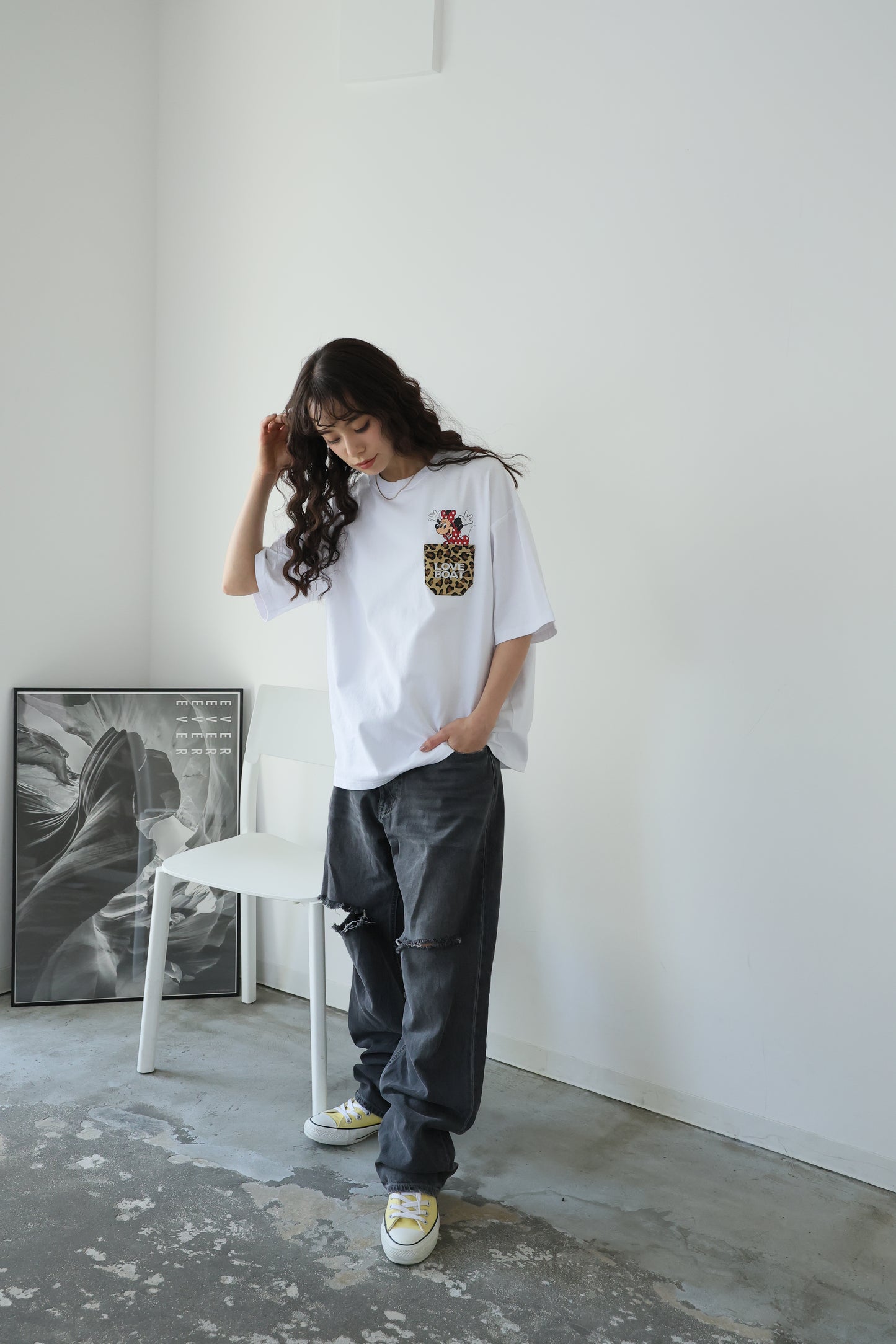 ミッキーミニーポケットTシャツ_LBD-ST01