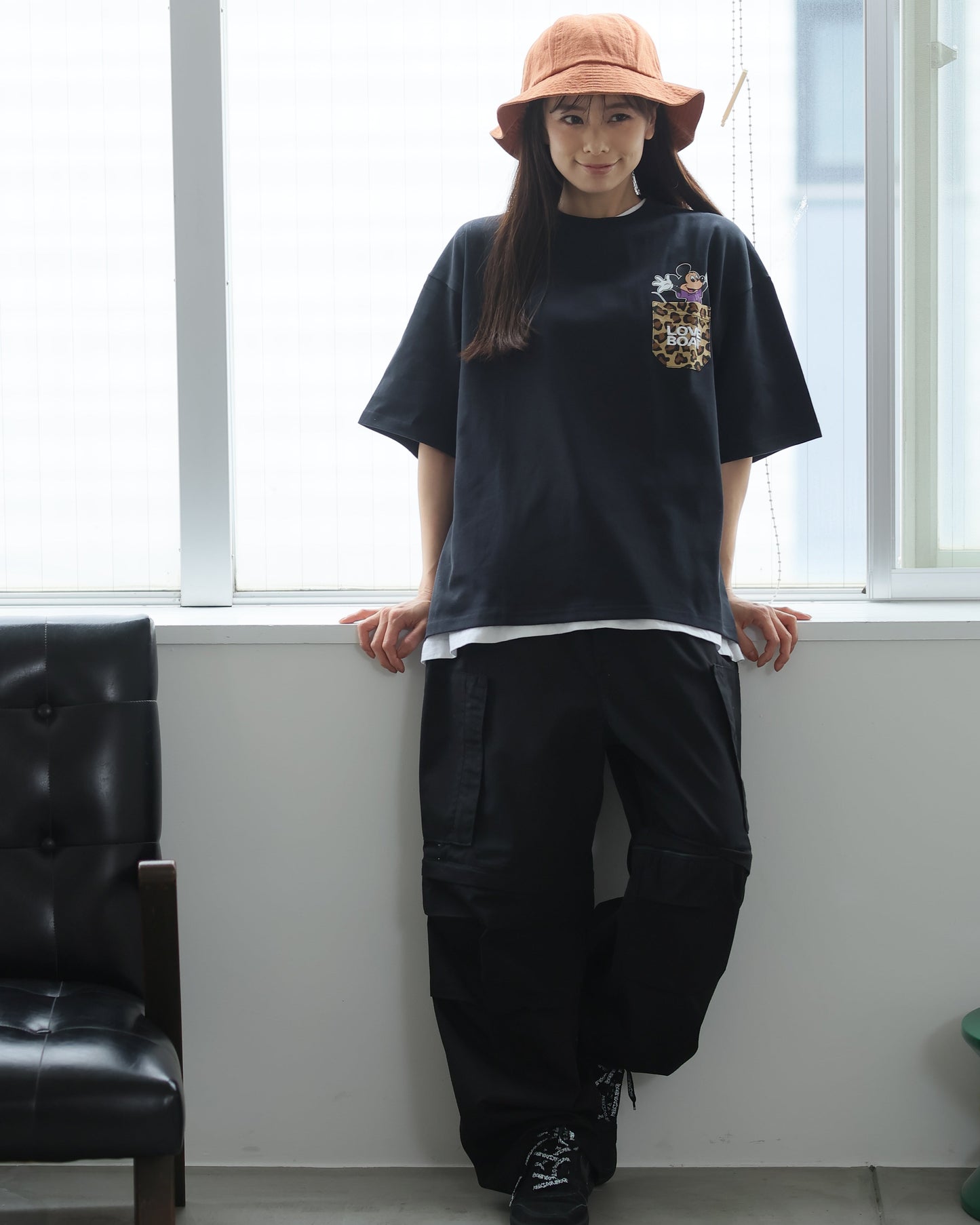 ミッキーミニーポケットTシャツ_LBD-ST01