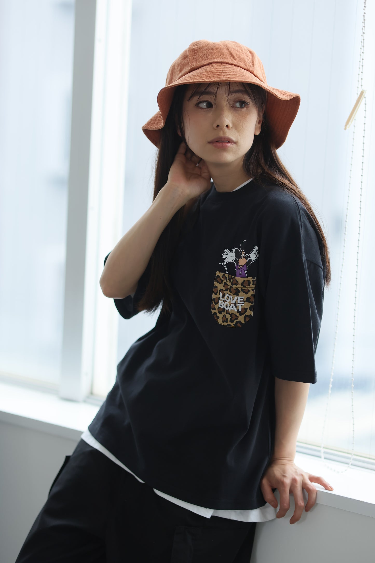 ミッキーミニーポケットTシャツ_LBD-ST01