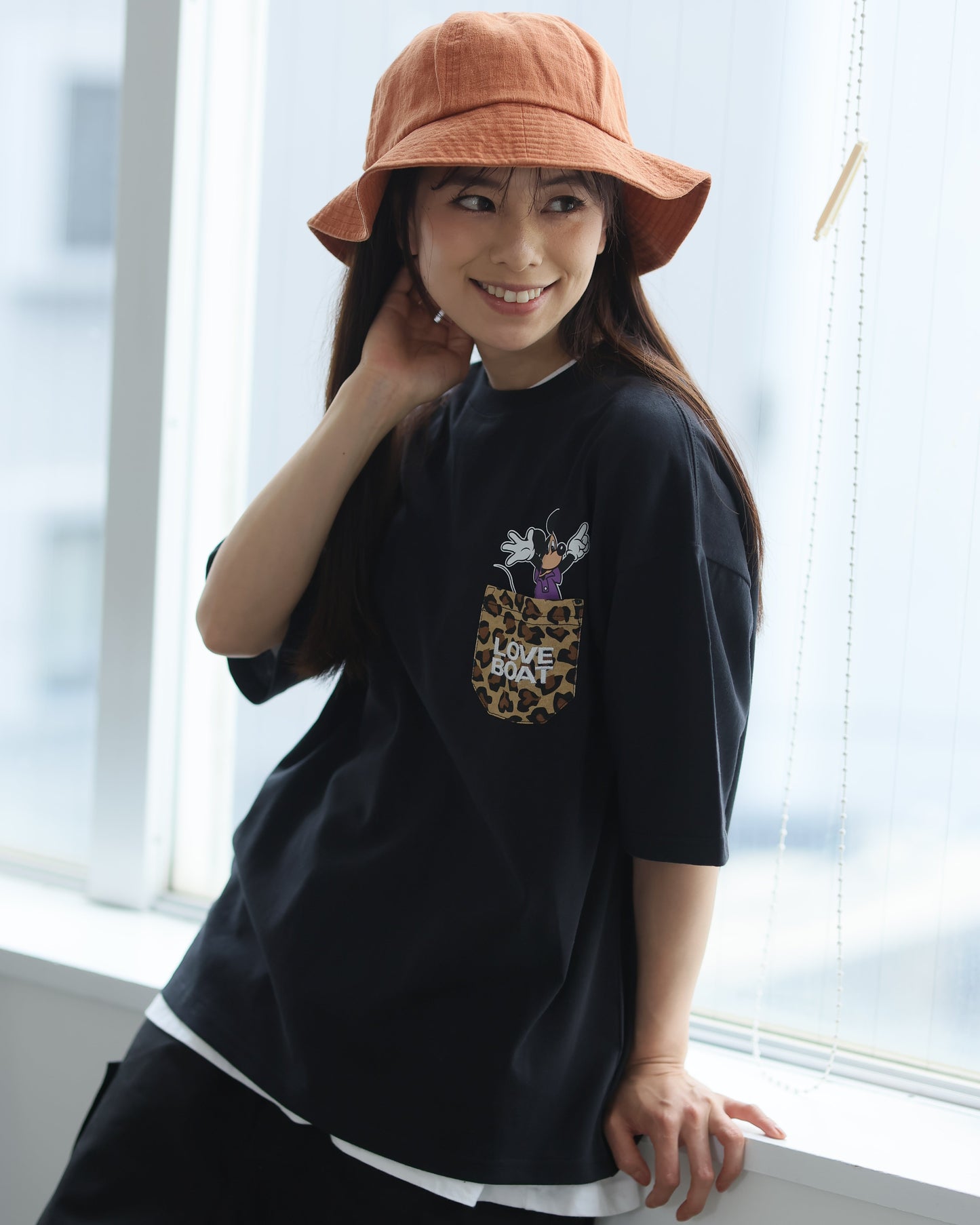 ミッキーミニーポケットTシャツ_LBD-ST01