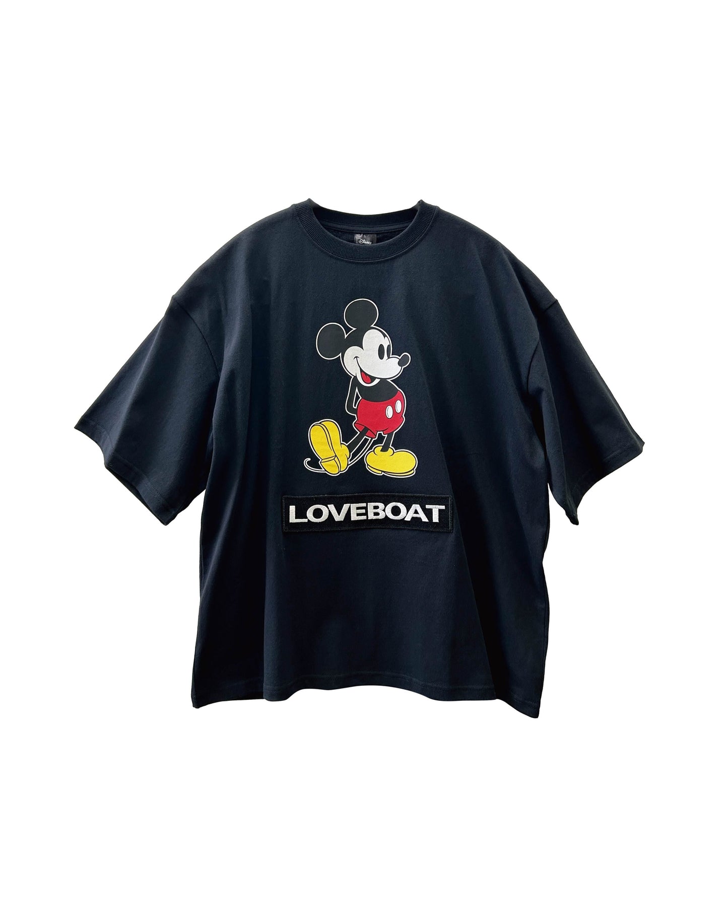 ミッキー刺繍ワッペンTシャツ_LBD-ST02
