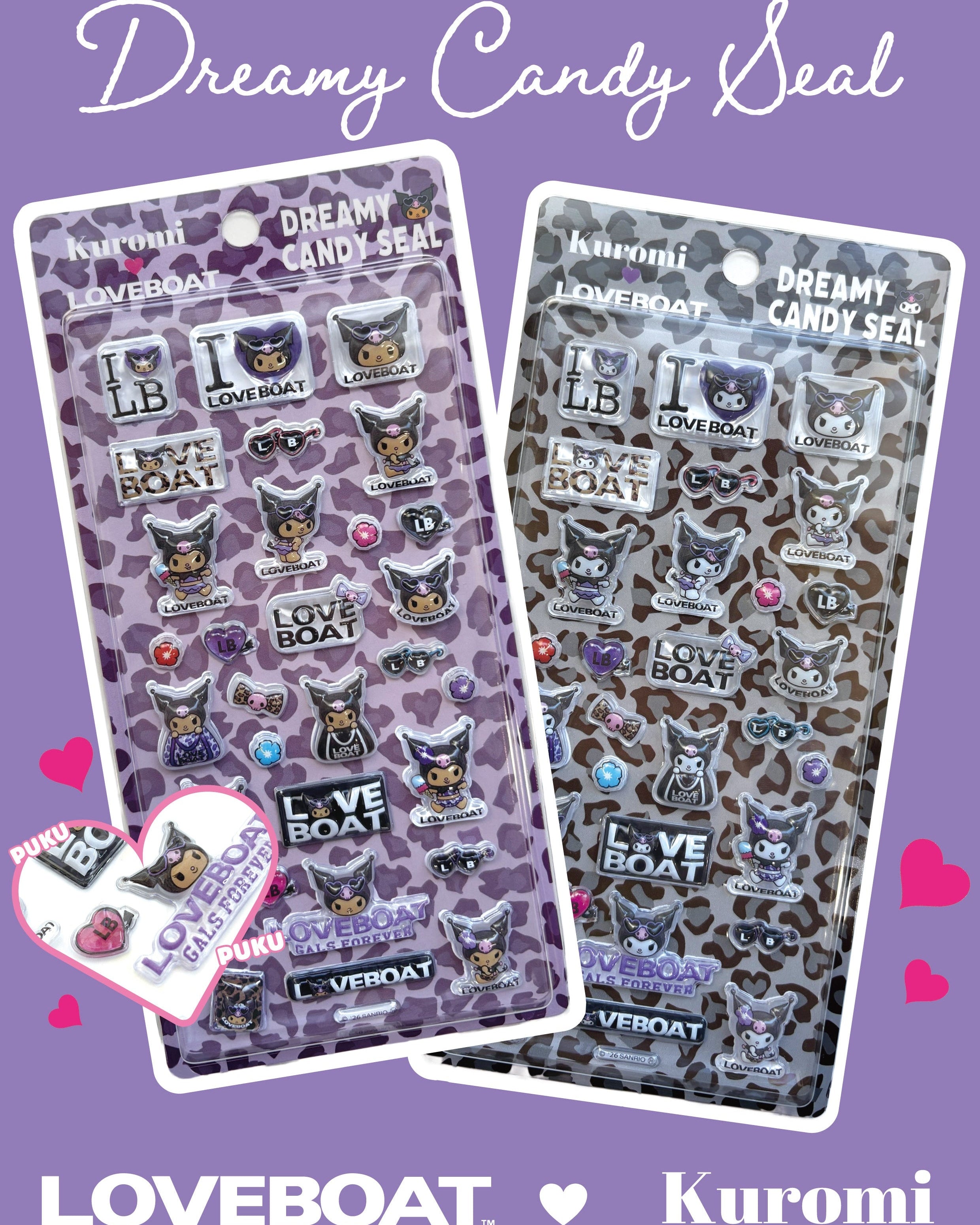 KUROMI DREAMY CANDY SEAL SET＿LBKU-S01 – LOVEBOAT