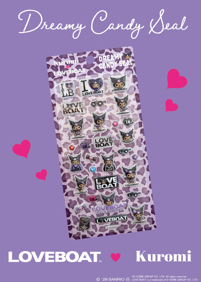 【8月上旬お届け】 KUROMI DREAMY CANDY SEAL SET＿LBKU-S01