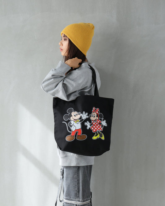 MICKEY＆MINNIE CANVAS TOTEBAG_LBD-TTB03