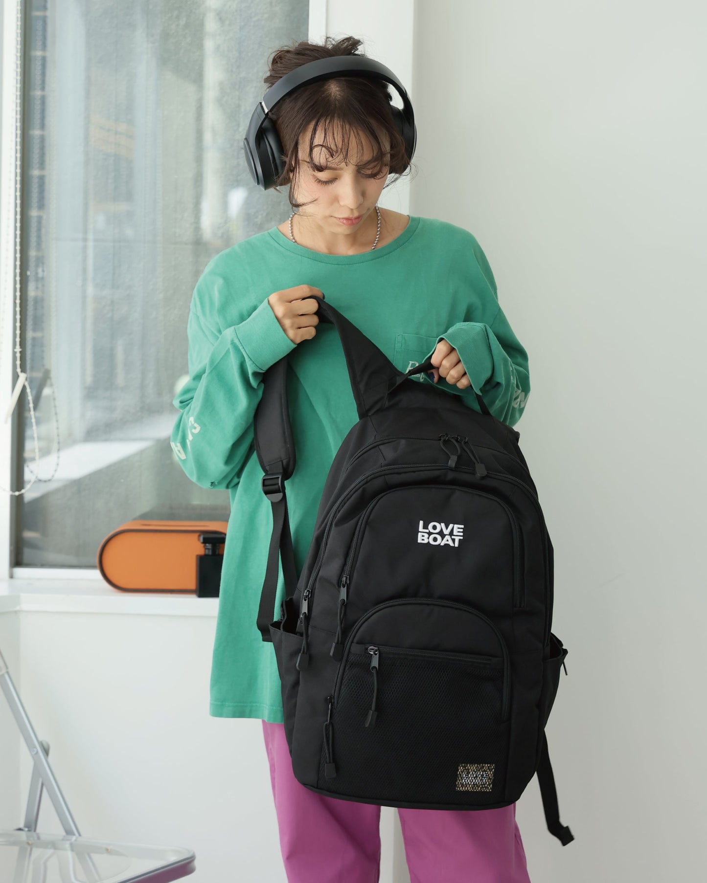 【予約商品】メッシュポケットデイパック_LB-MBBK13