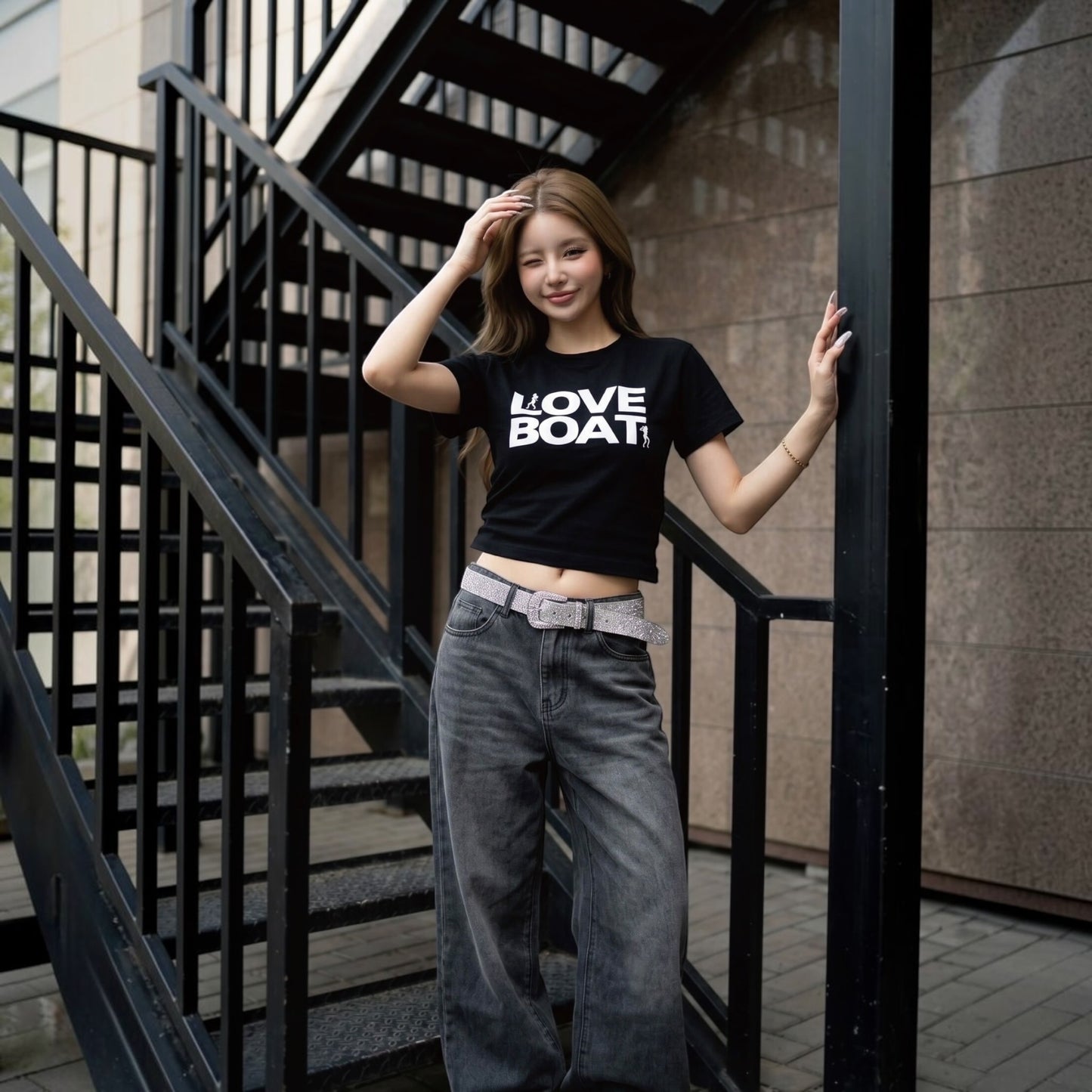 CROPPED T-SHIRT＿LB-STS34.35