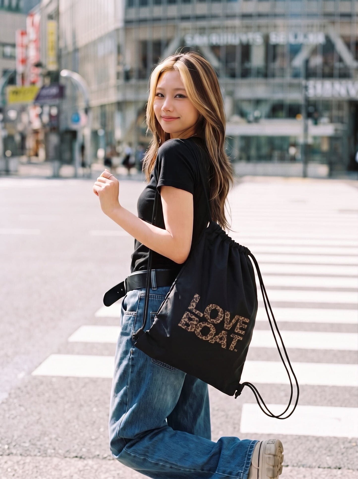 DRAWSTRING BAG＿LB-MBBK27