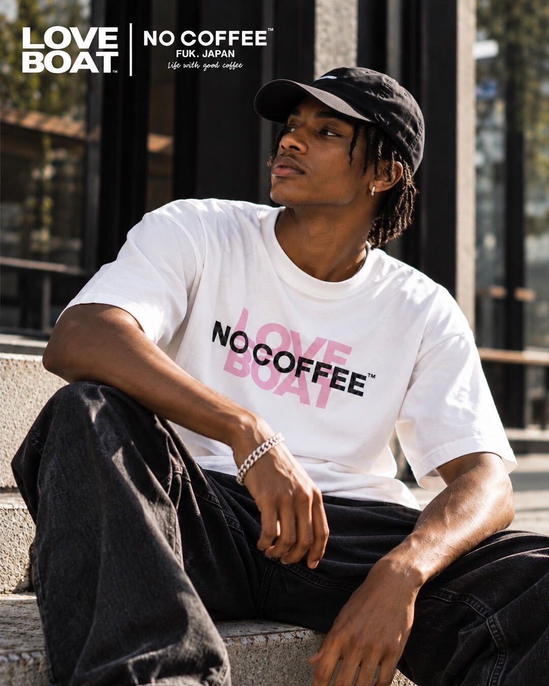 【予約商品:12月下旬お届け】NO COFFEE LOGO TEE＿LBNC-ST04