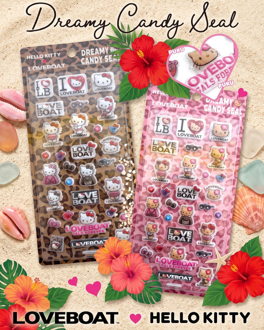 【8/17以降順次お届け】KITTY DREAMY CANDY SEAL SET＿LBKT-S01