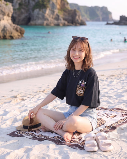 MICKEY / MINNIE POCKET T-SHIRT_LBD-ST01
