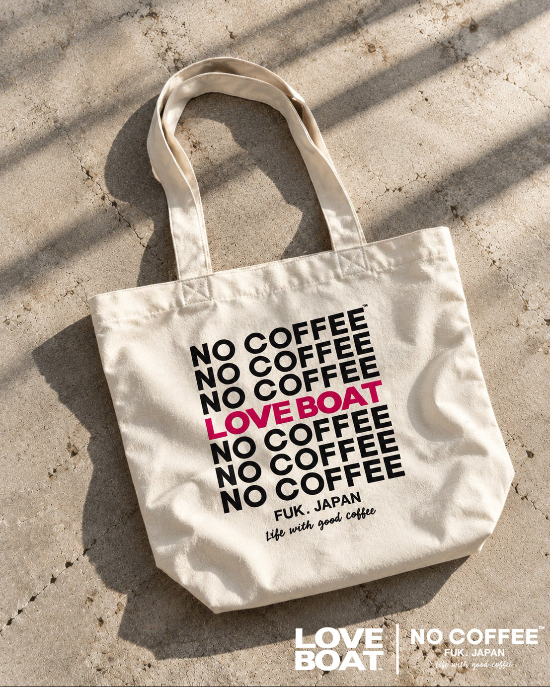 【予約商品:12月下旬お届け】NO COFFEE TOTE BAG＿LBNC-TTB04